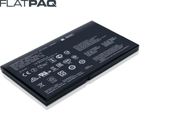 Die dünne RRC Standard-Batteriepack-Produktlinie FLATPAQ.